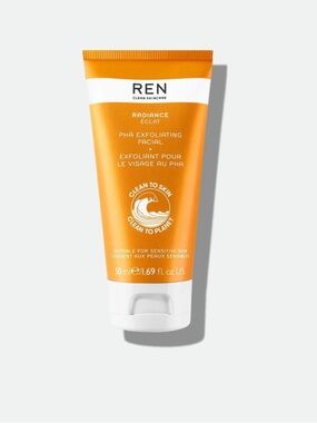 REN Radiance PHA Exfoliating Facial Cleanser — Orange